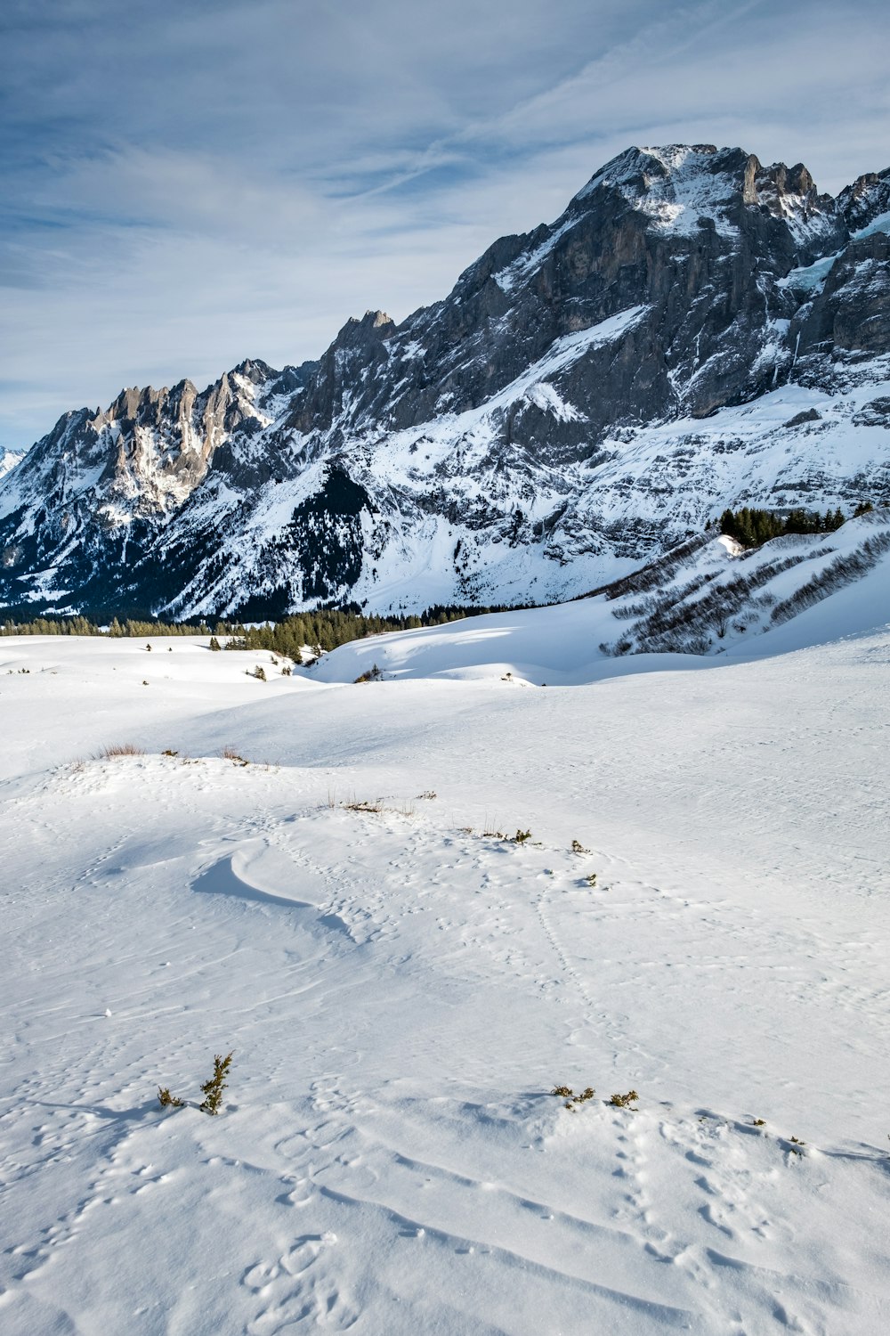 snow-covered mountain