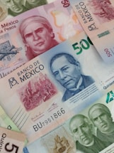 500 Mexican peso BU7951866 banknote