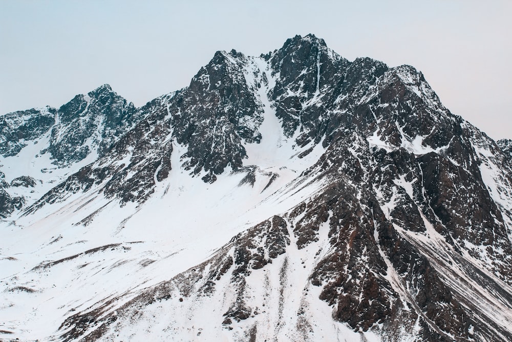 glacier mountain during day