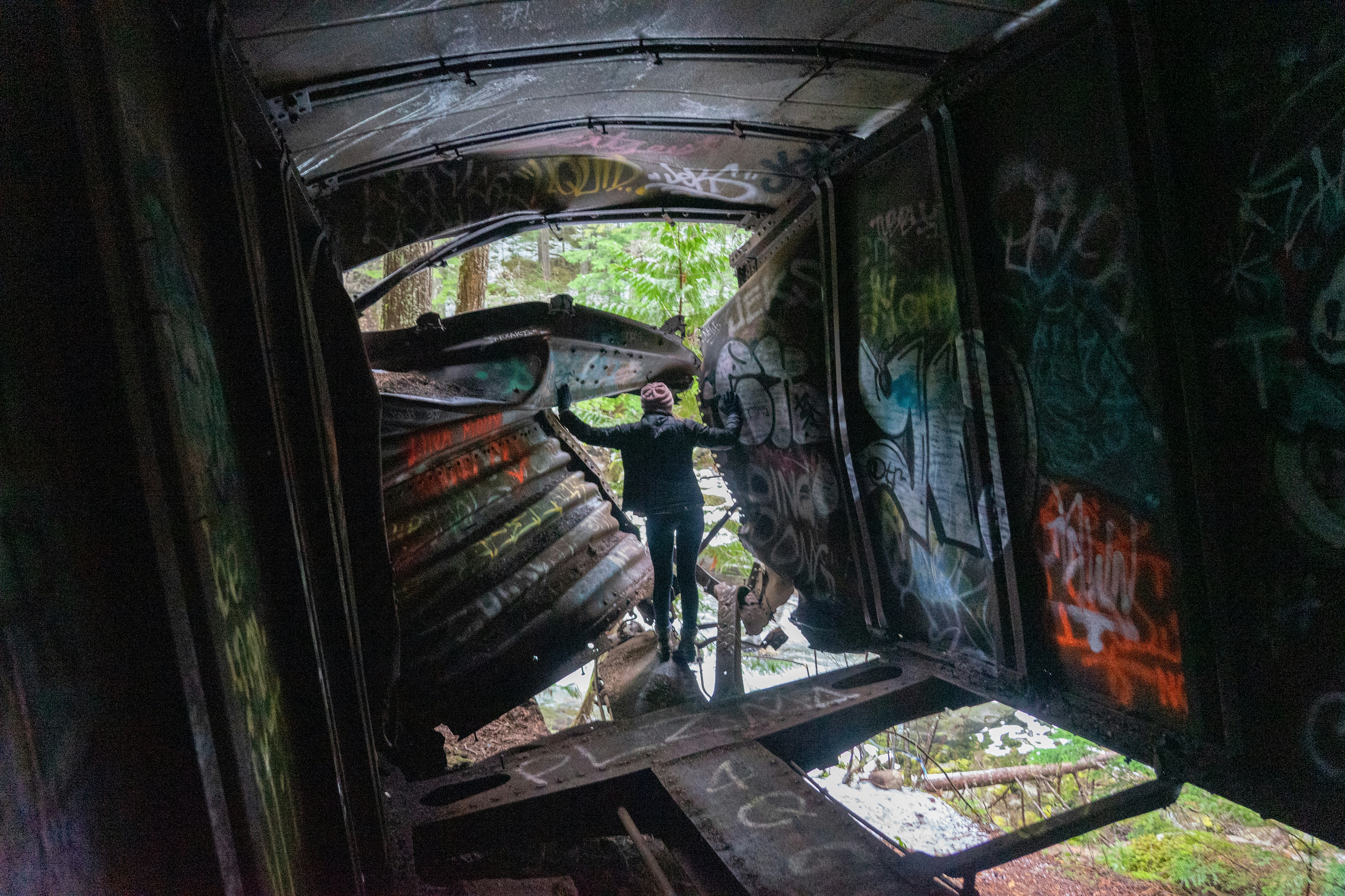 woman wearing blue jacket