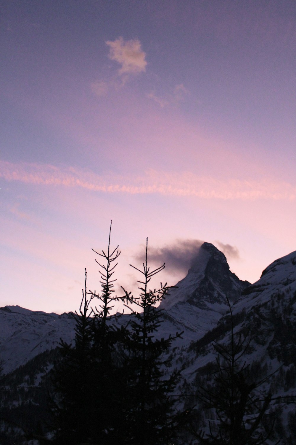 snow-covered mountain