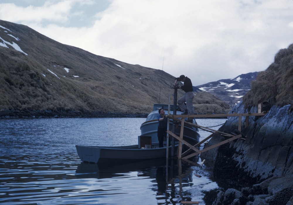 man on boat