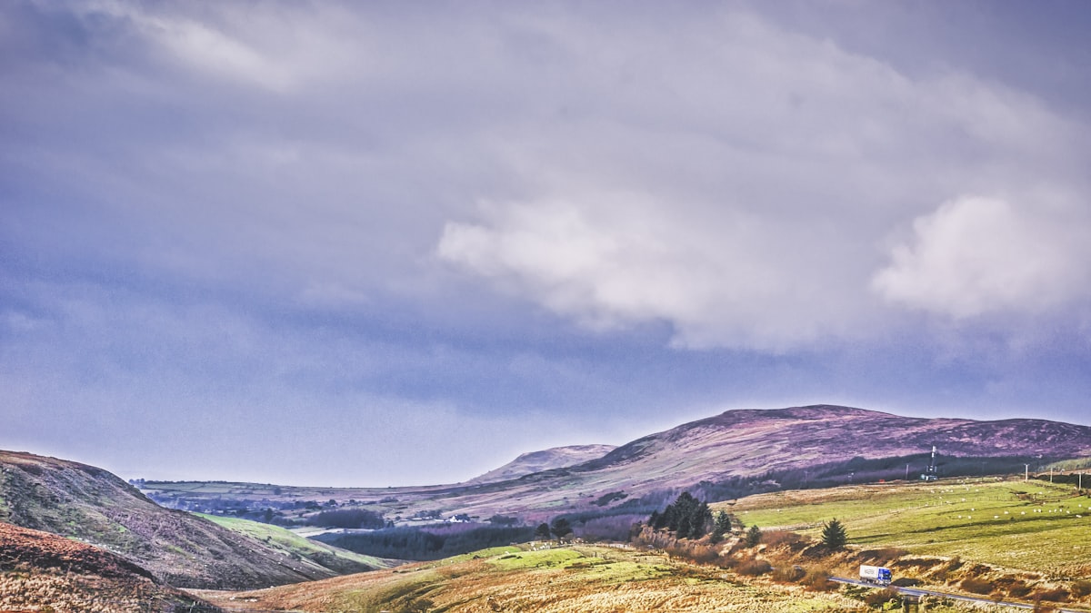 The Glenshane Pass in the Sperrin Mountains on the northern edge of the Mid Ulster district, Northern Ireland