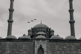 gray concrete mosque