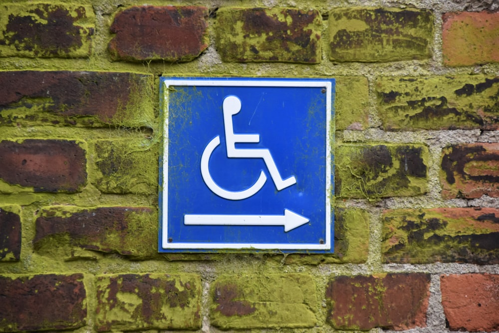 PWD sign on brick wall