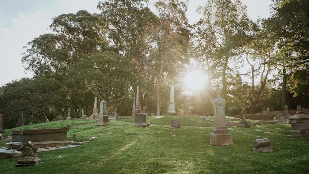 cemetery during day