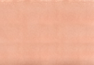 A grid pattern of peach-colored tiles creates a uniform surface, with each tile having a subtle glossy finish that reflects light.