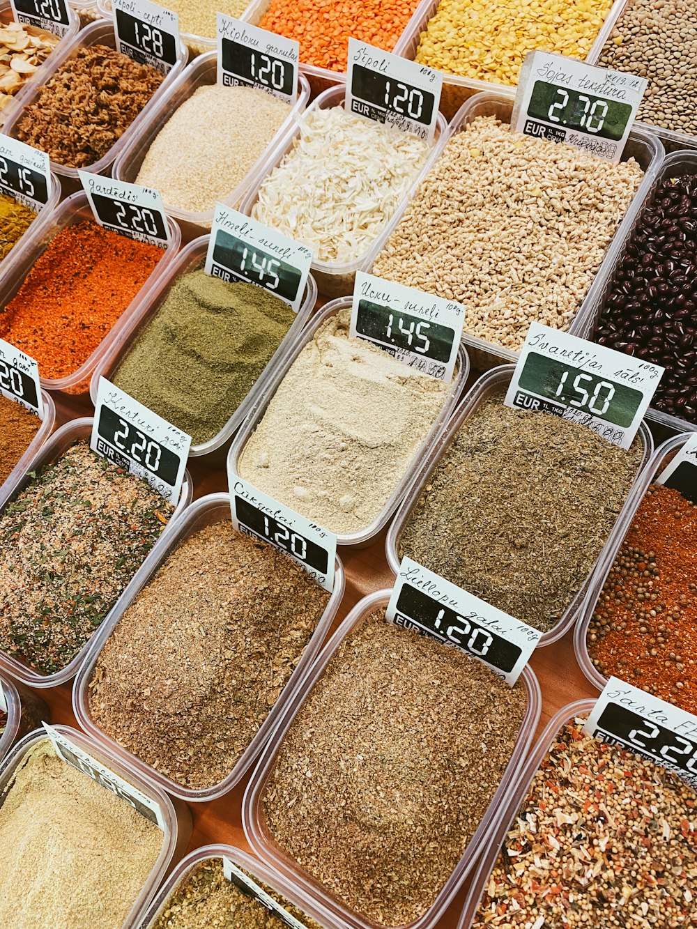 assorted spices