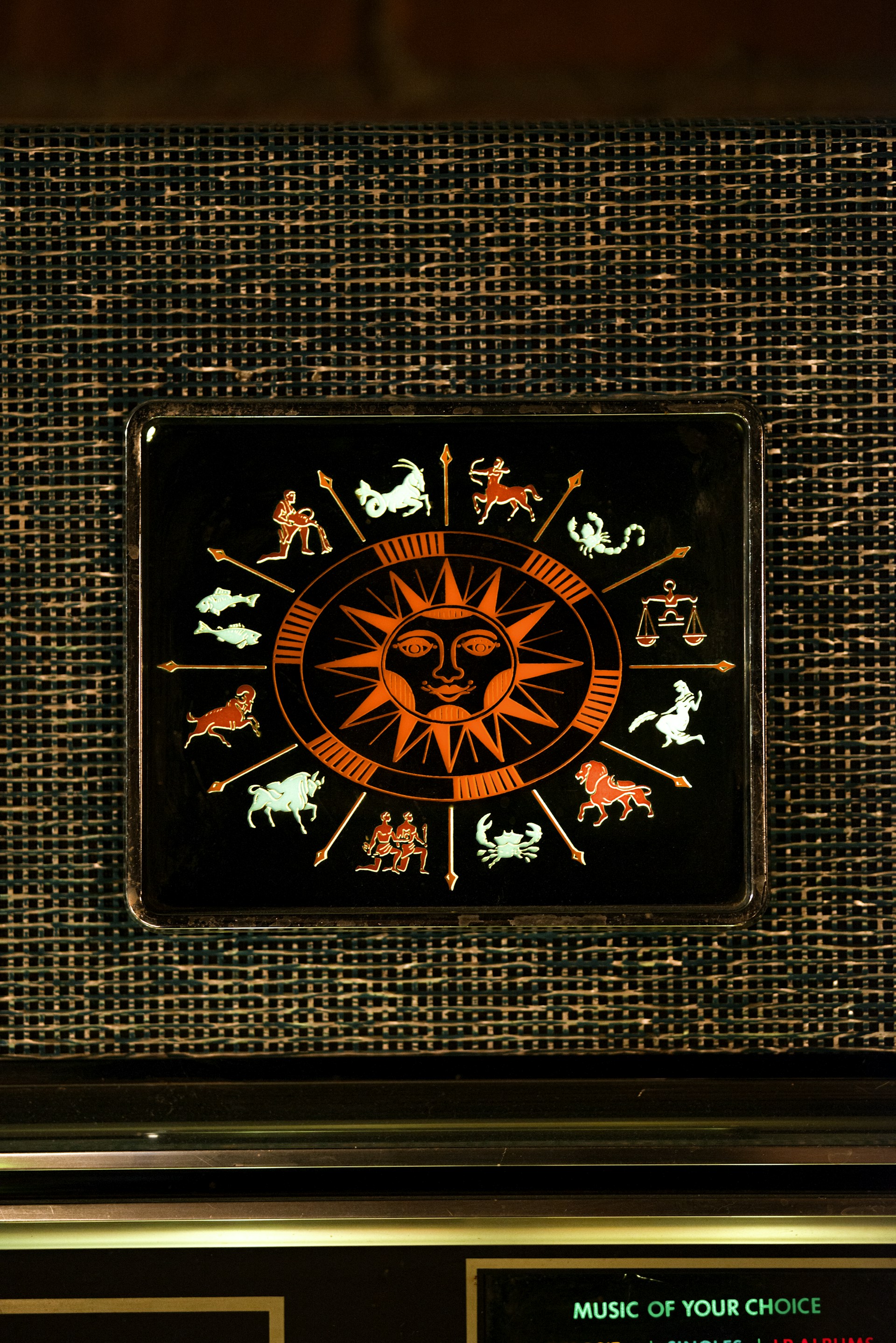 black and white floral analog clock