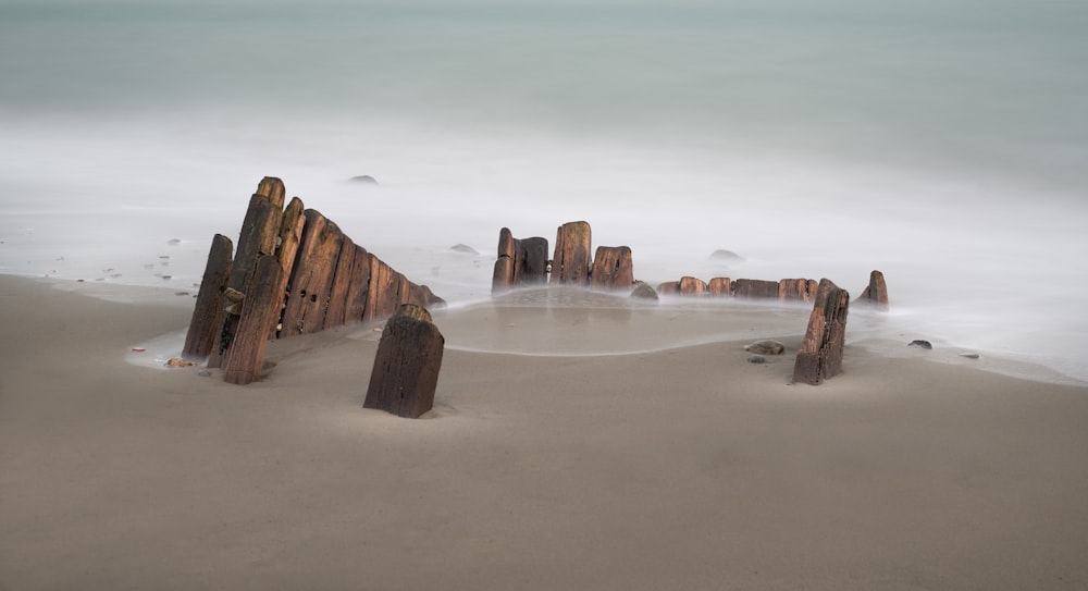 brown rock formations