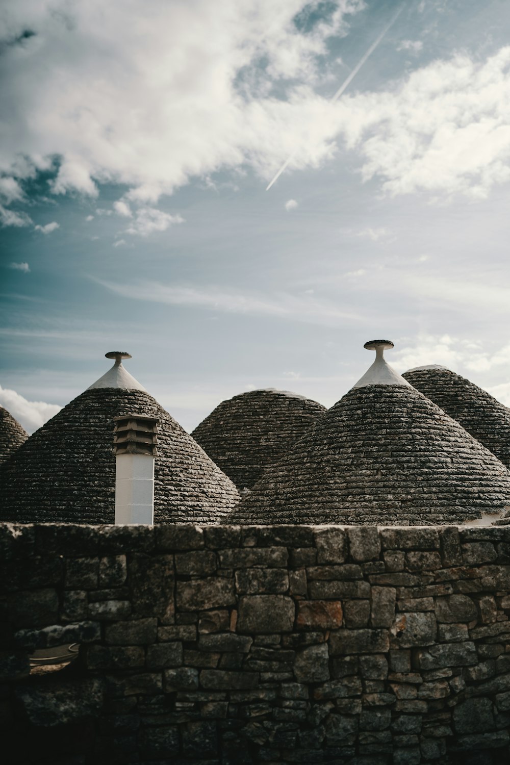 brown stone houses photograph