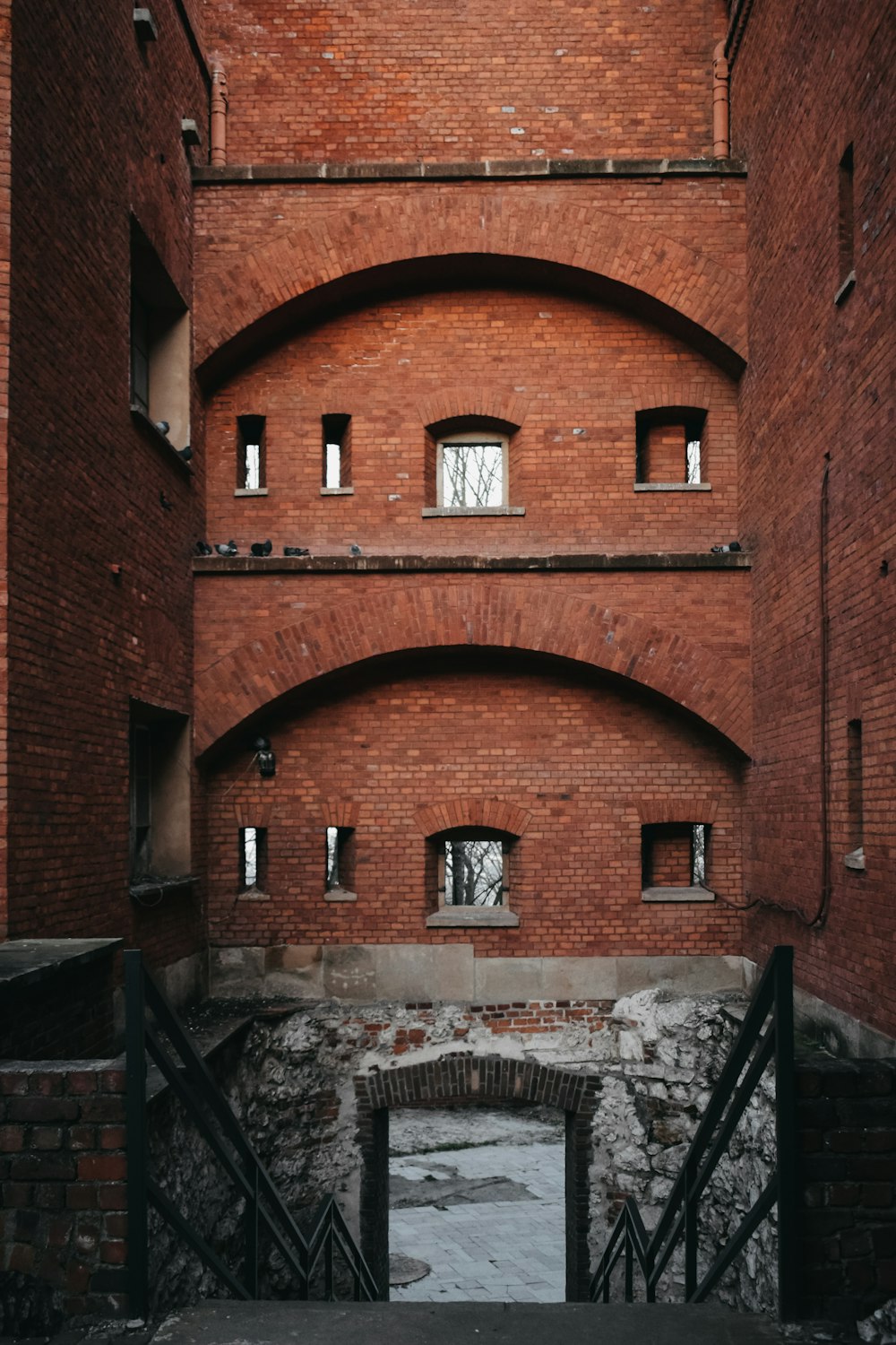 brown concrete building