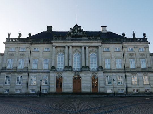 Amalienborg palace in Copenhagen Denmark in Amalienborg Palace Denmark