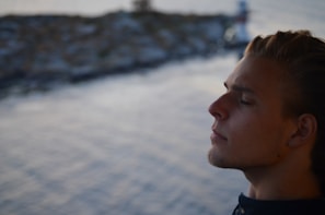 An inspiring moment of meditation reflecting inner peace.