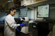 woman standing indoors