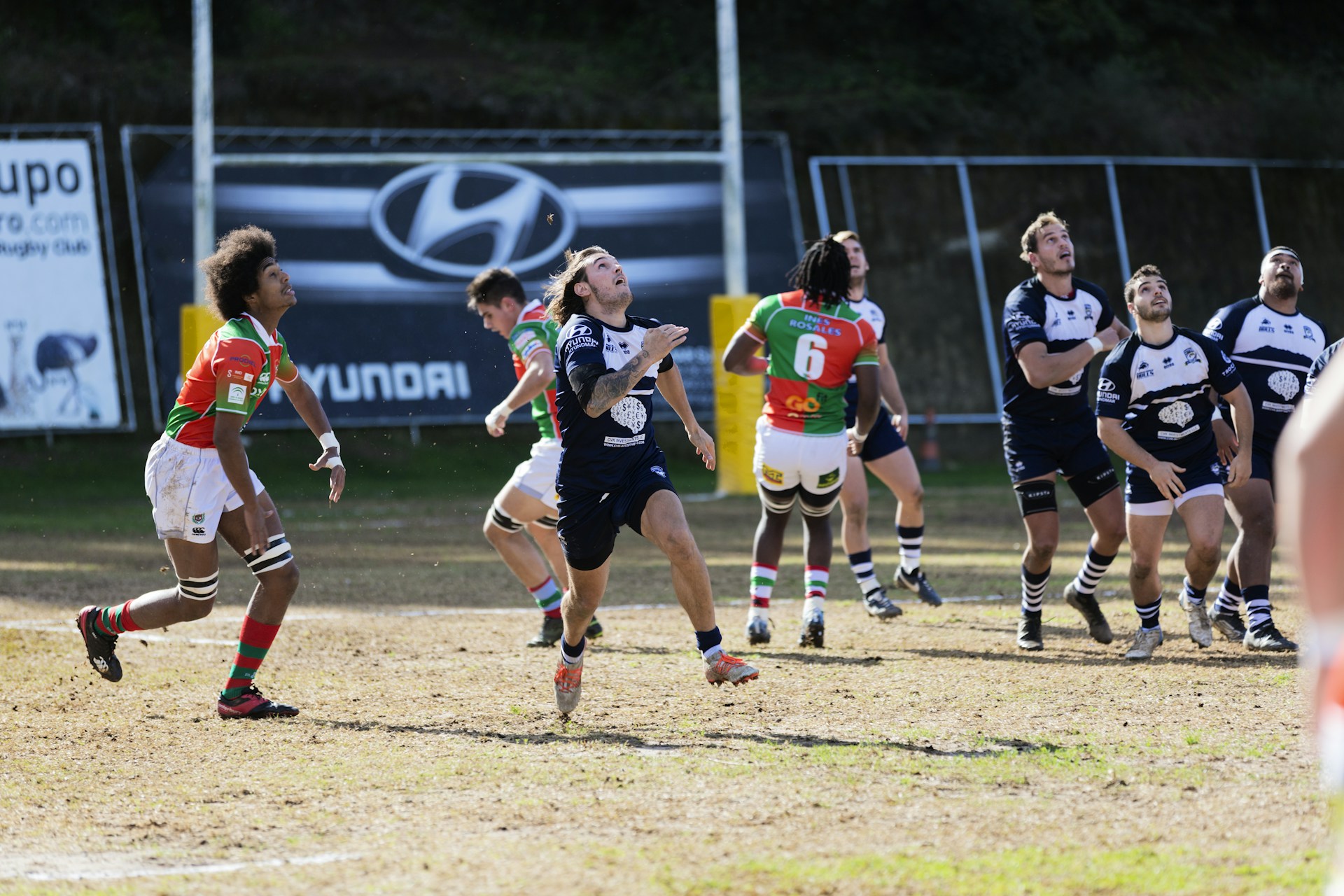 unknown persons playing soccer