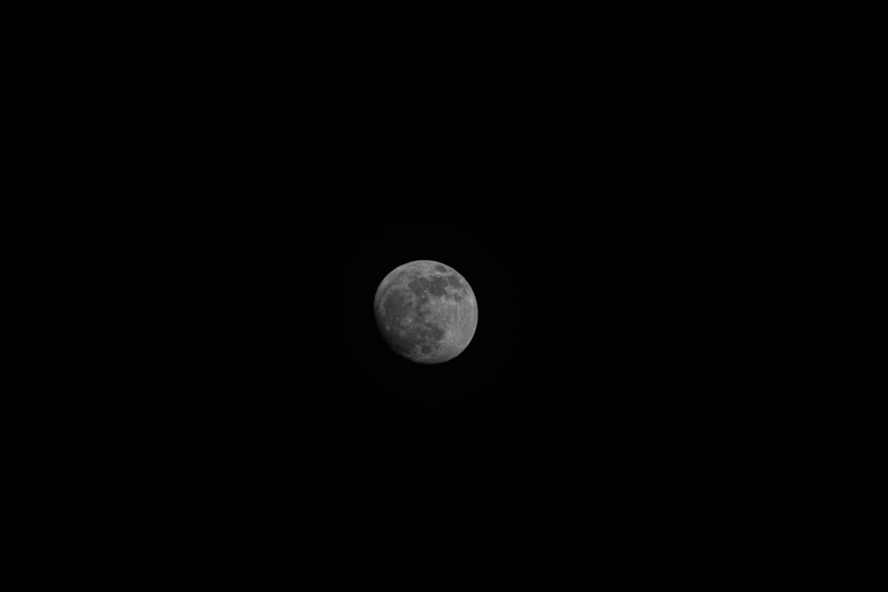 gray full moon