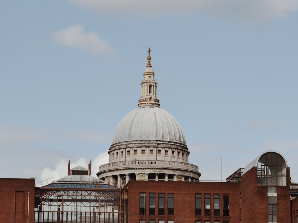 white dome building