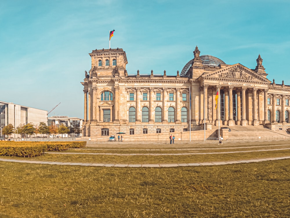 architectural photography of brown monument