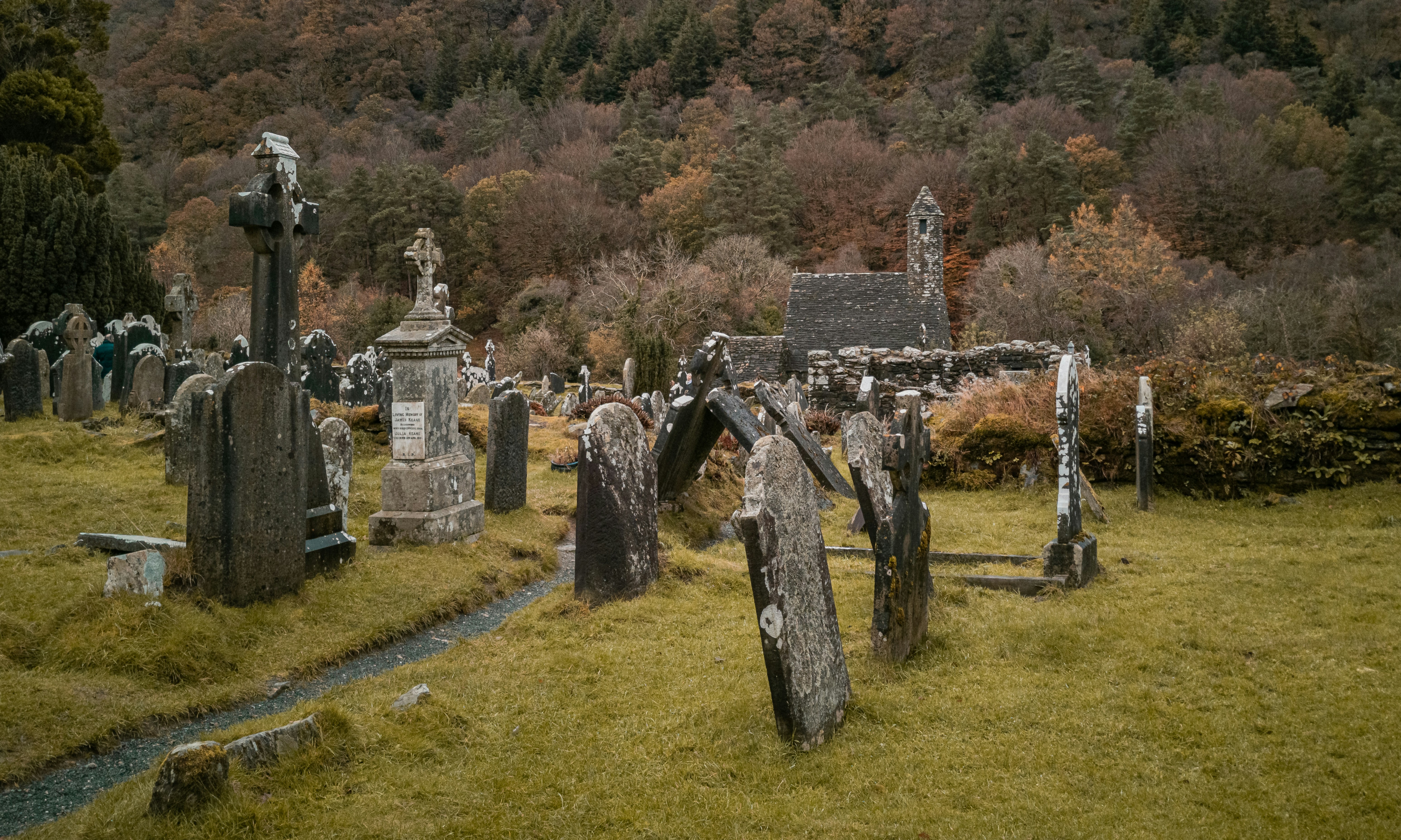 Cimitero di campagna in Irlanda