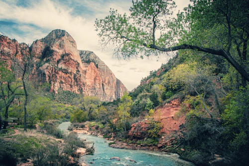 River canyon near Brookside, Utah