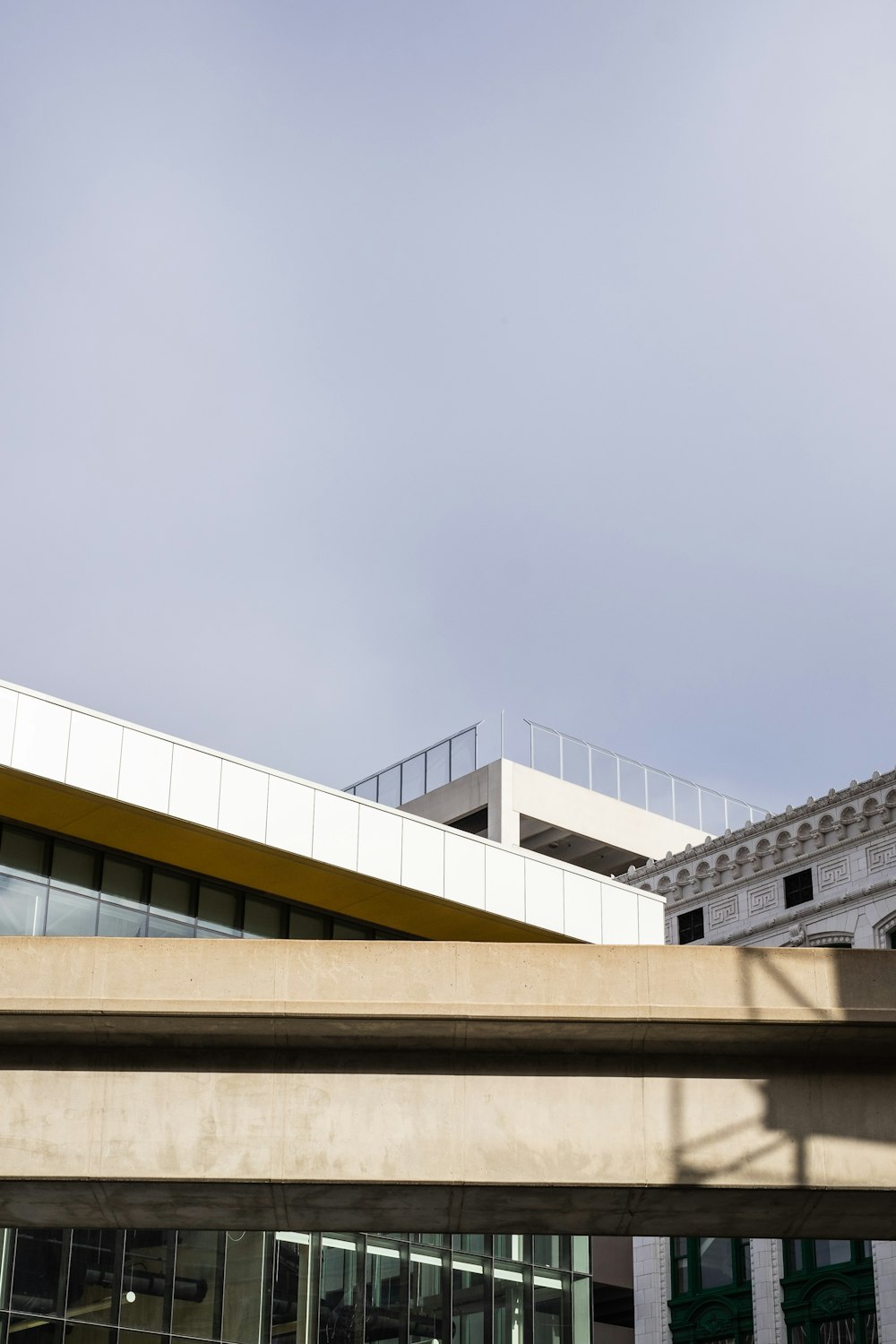 architectural photography of white building