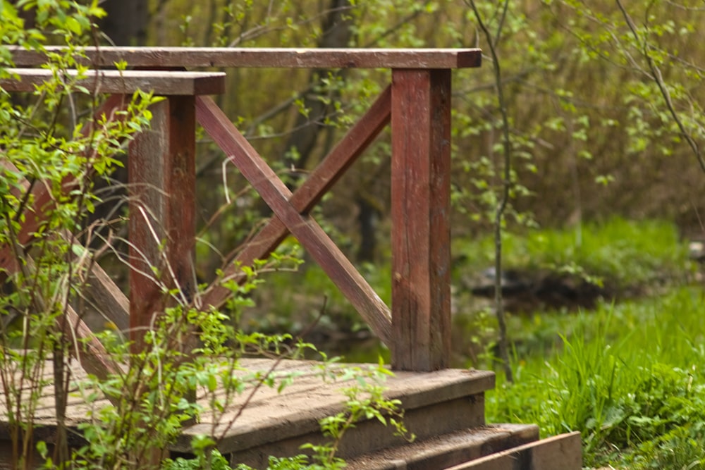 brown wooden dock on grass field