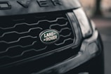 black Land Rover vehicle