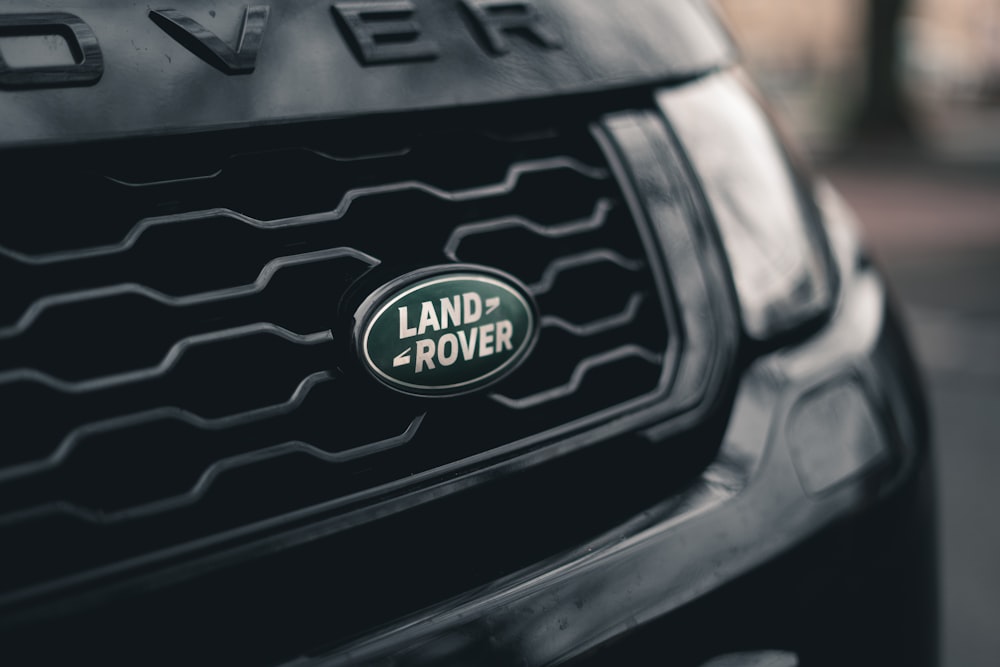 black Land Rover vehicle