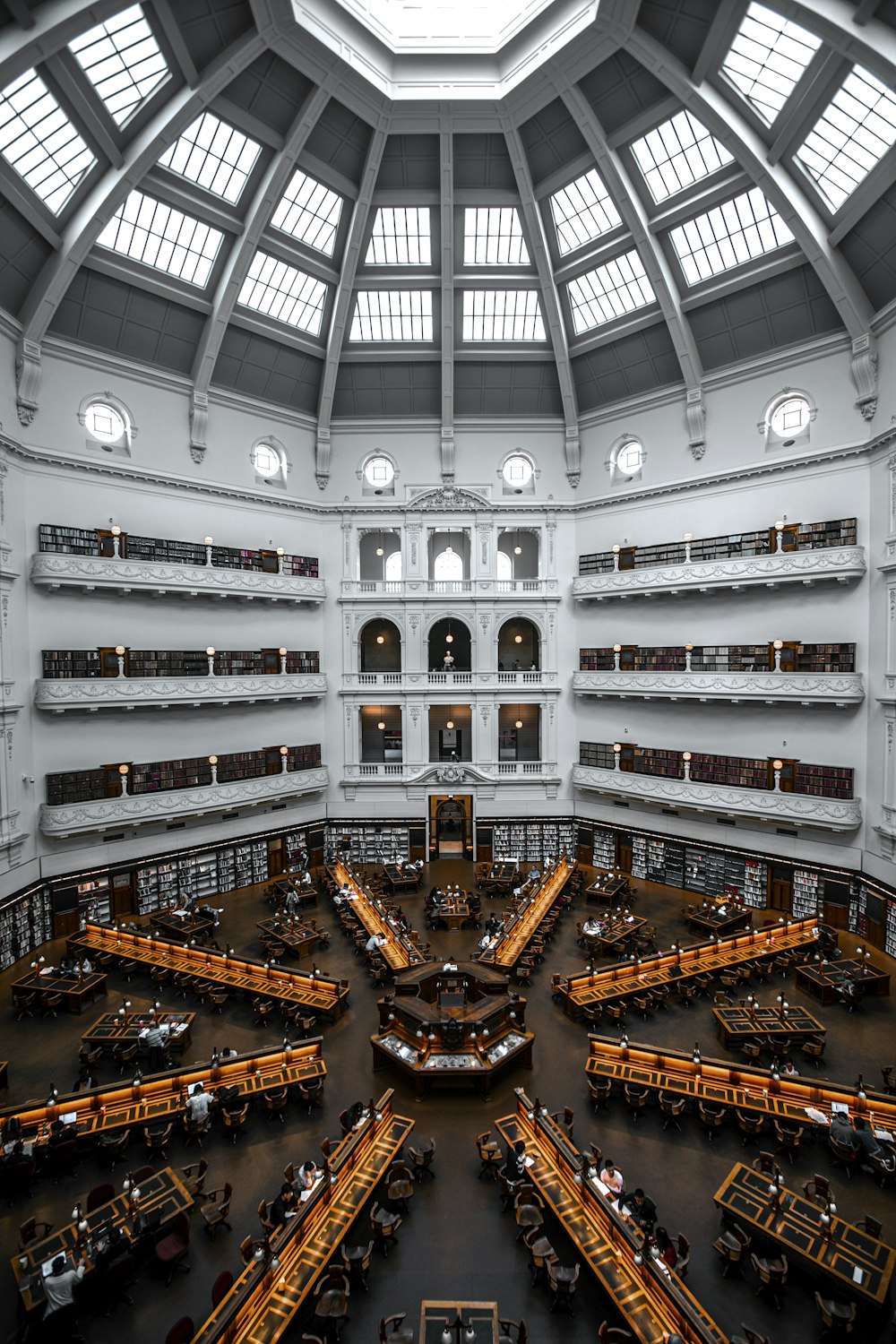 a large library filled with lots of books