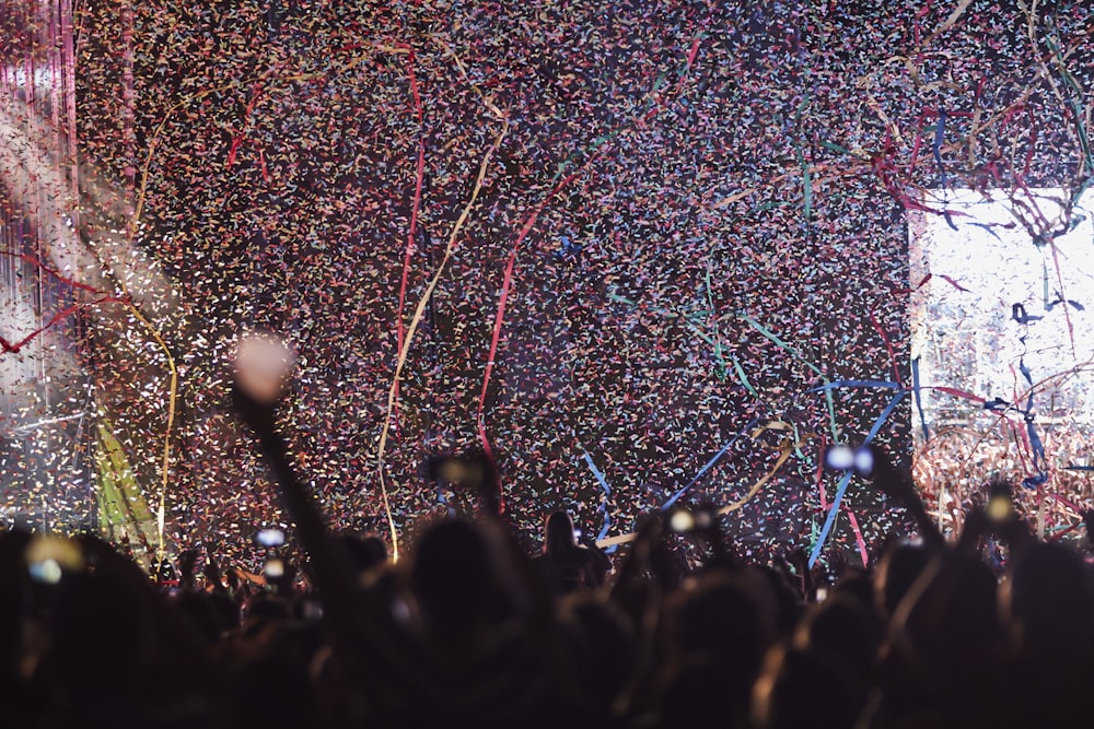 a large crowd of people at a concert