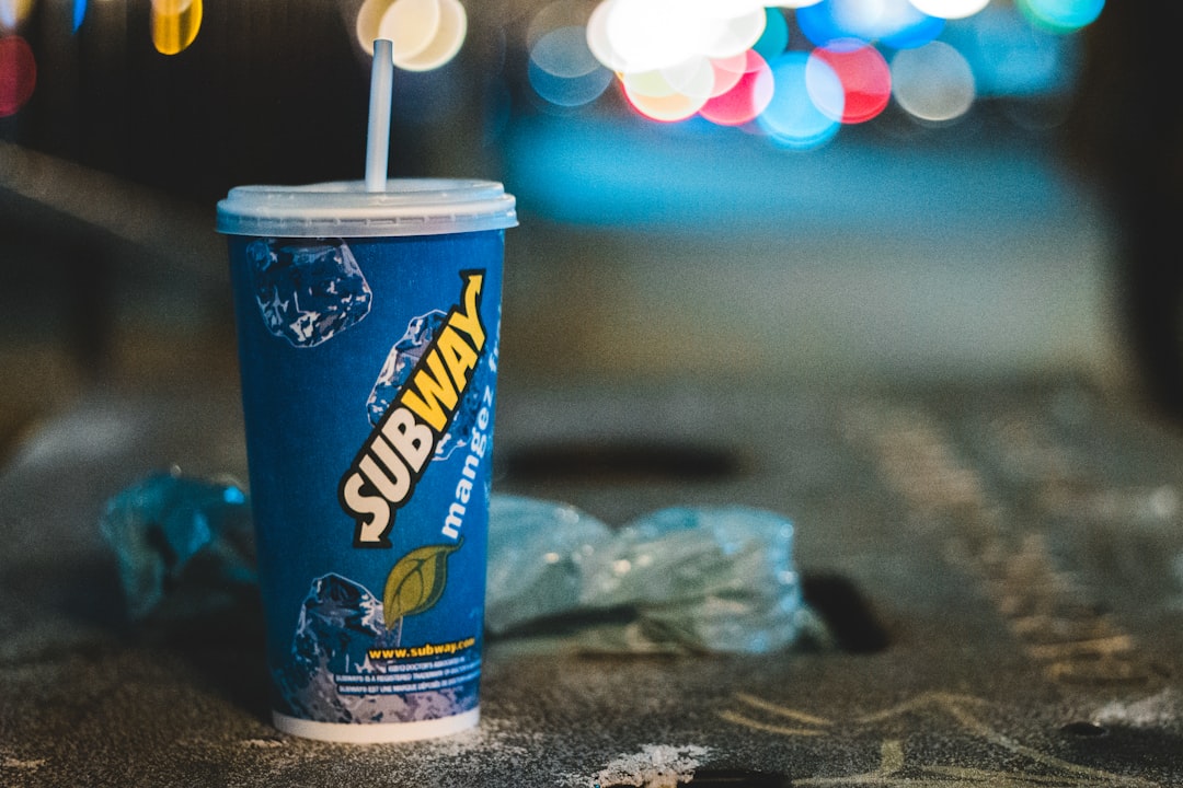 Subway disposable cup