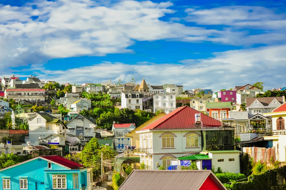 wide-angle photography of buildings during daytime