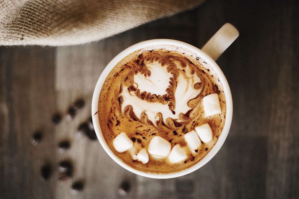 Cappuccino mit Marshmallow