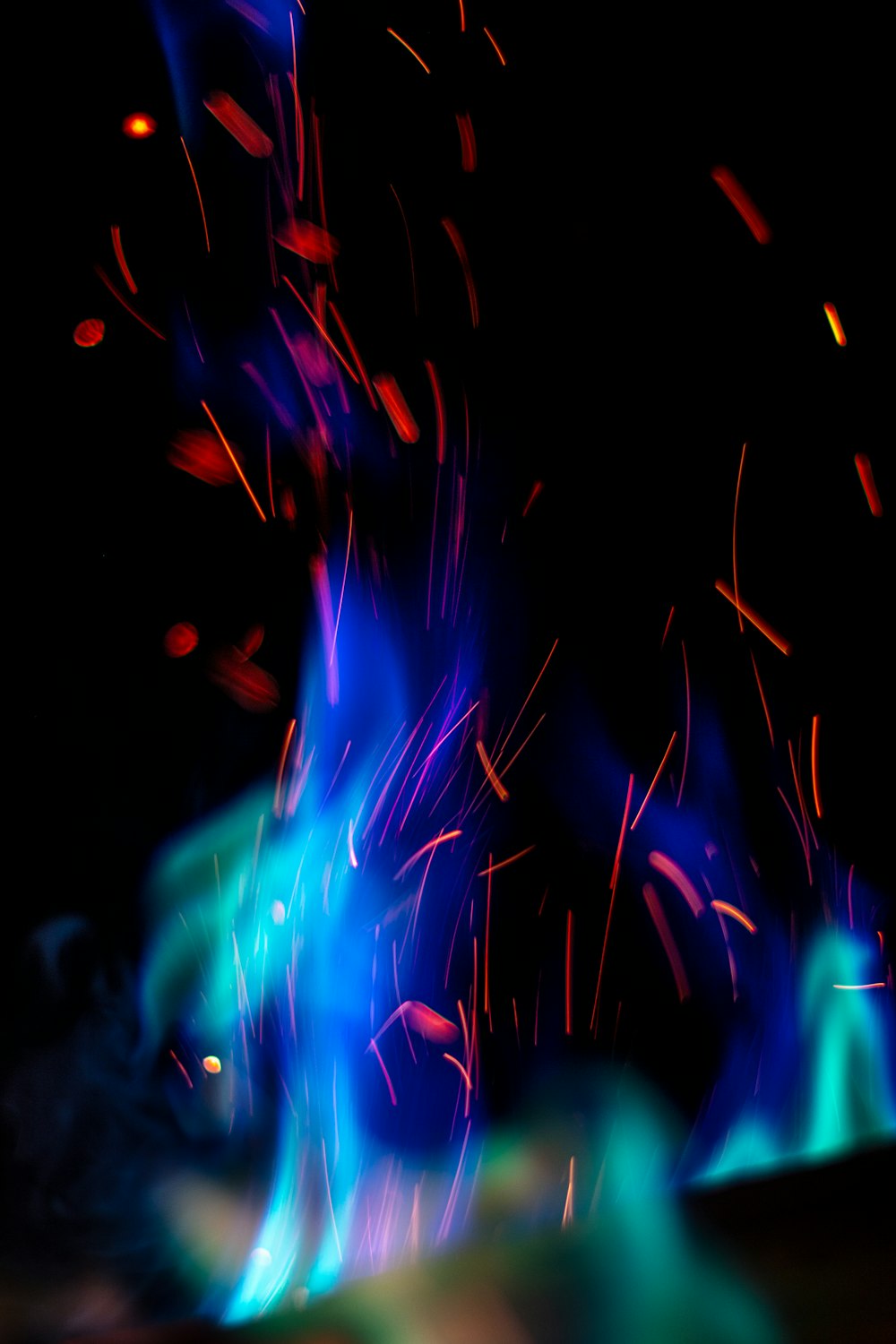 blue flame