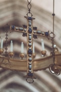 close up photography of brown cross