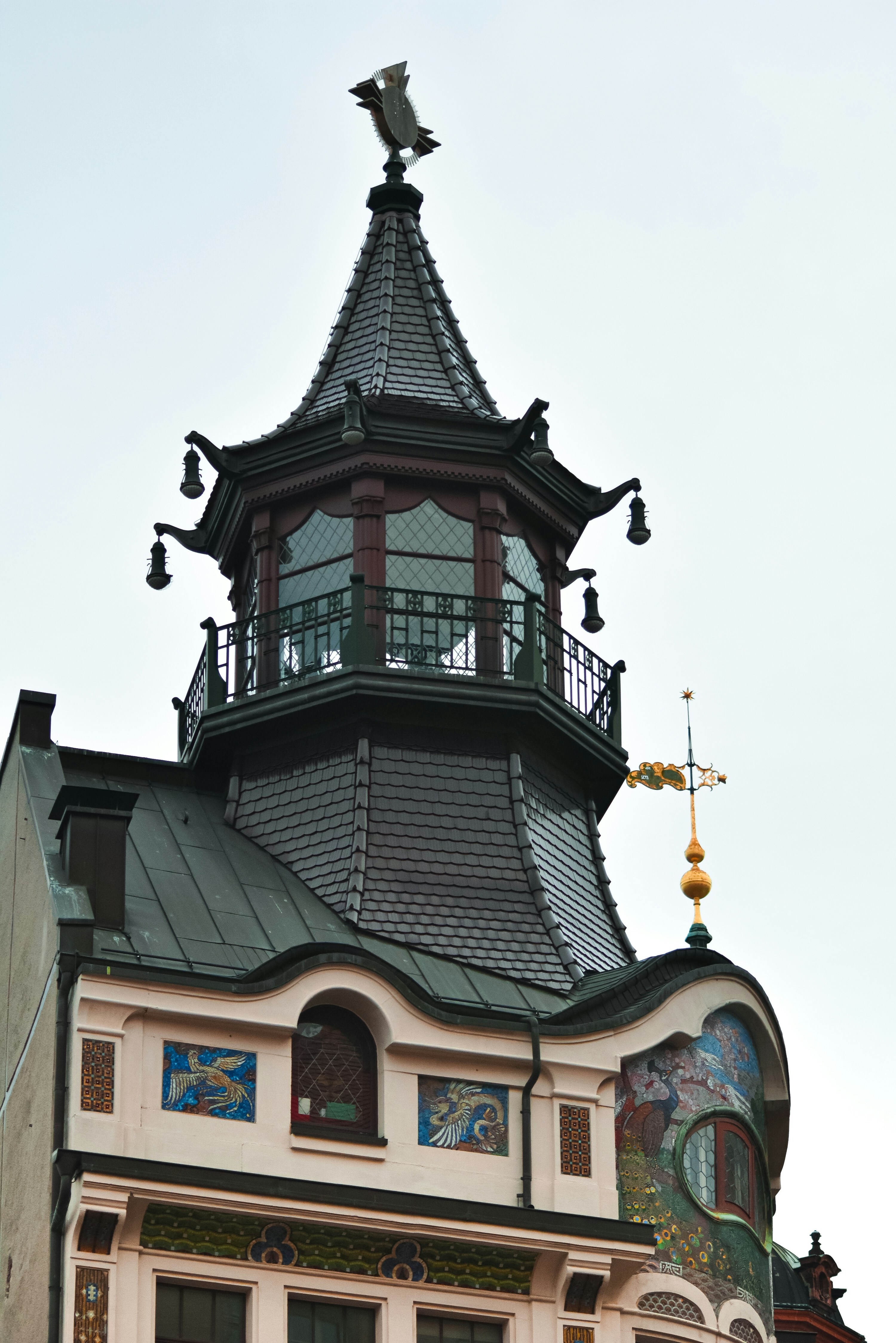 An old Art Deco Cafe in the center of Leipzig