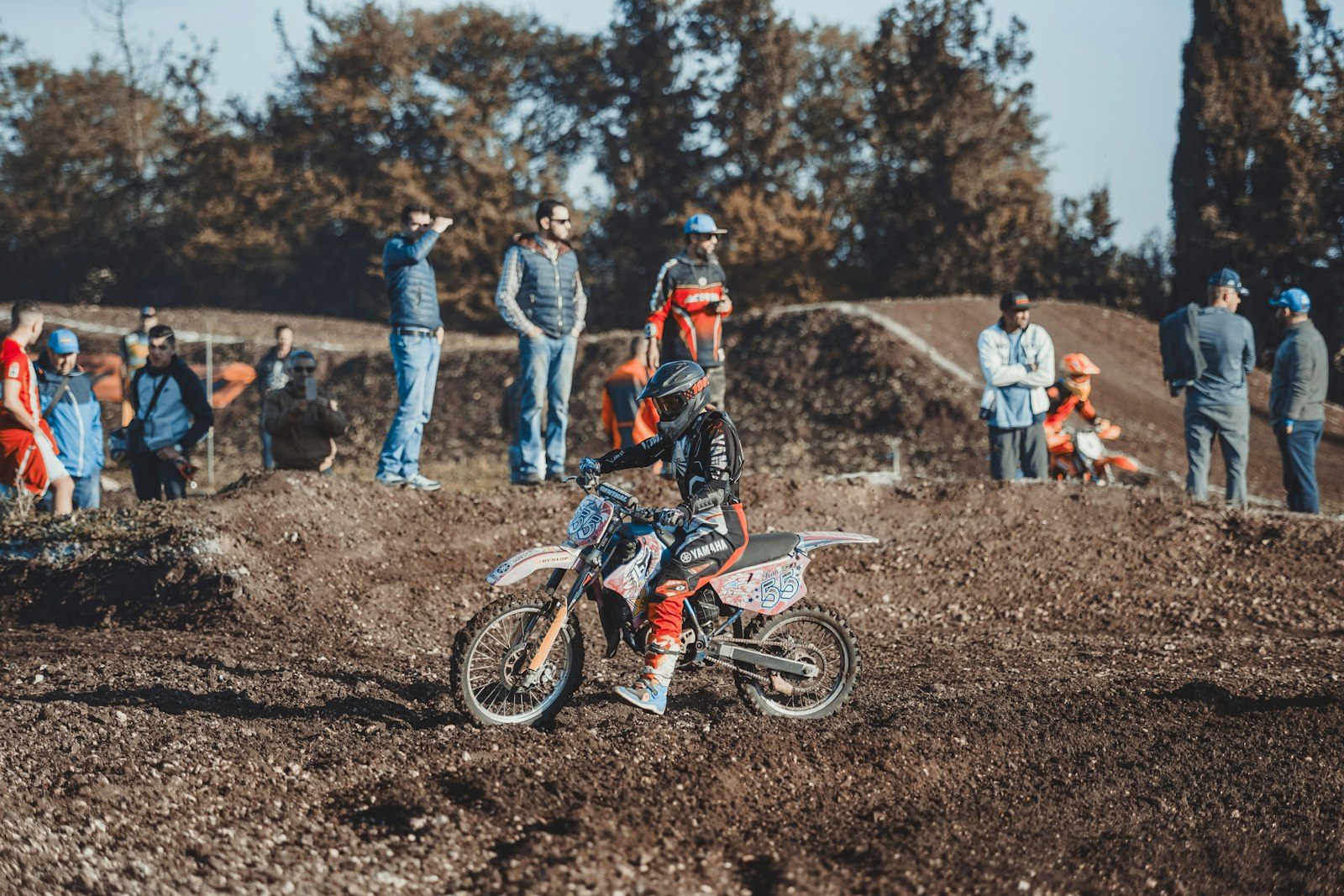 Sony a7R II + Minolta/Sony AF 70-200mm F2.8 G sample photo. Man riding dirt bike photography