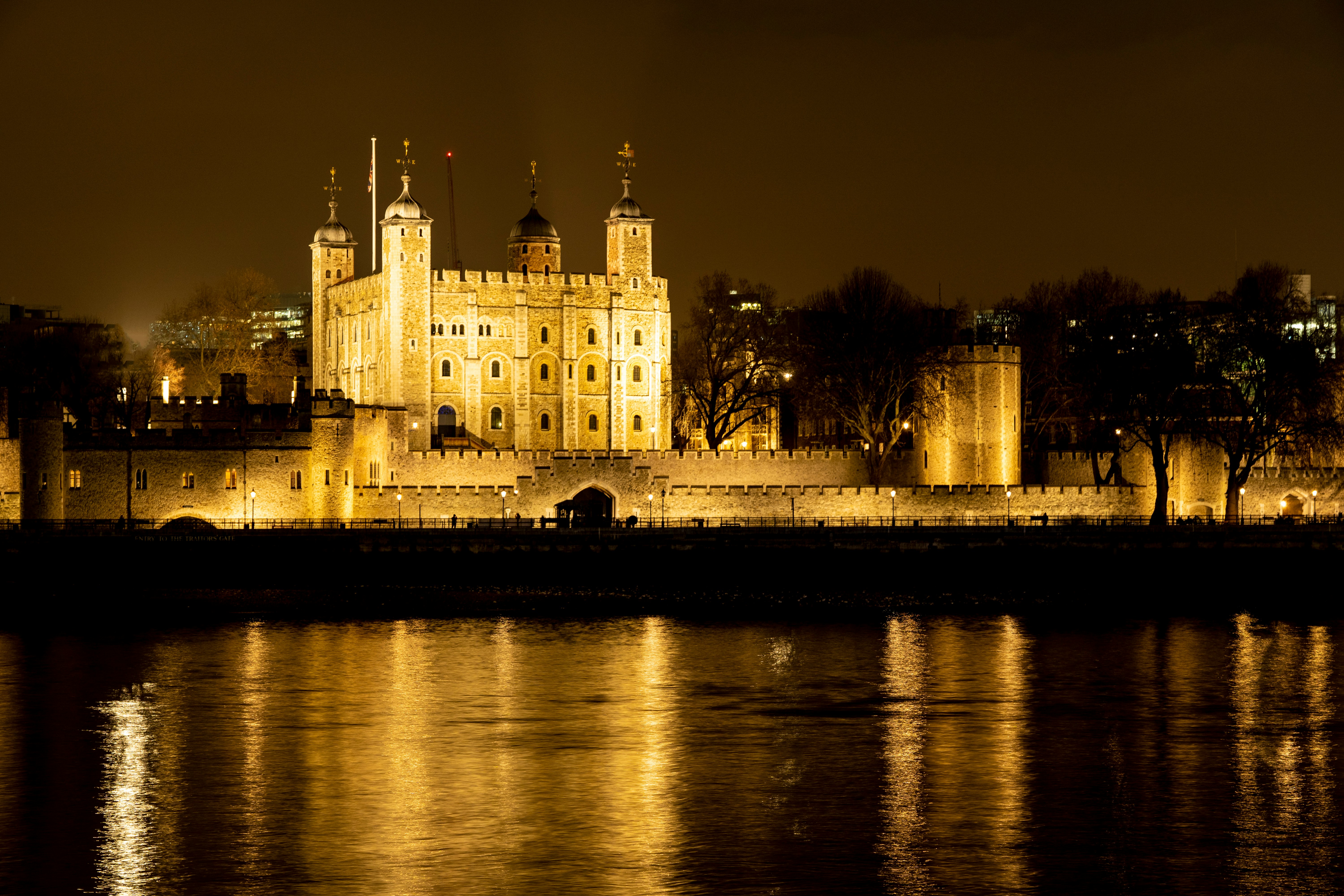 cathedral facing body of water