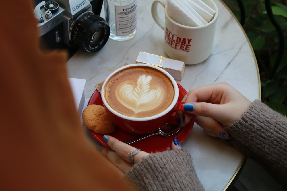 mug of cafe latte