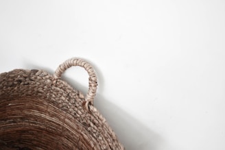 brown wicker basket
