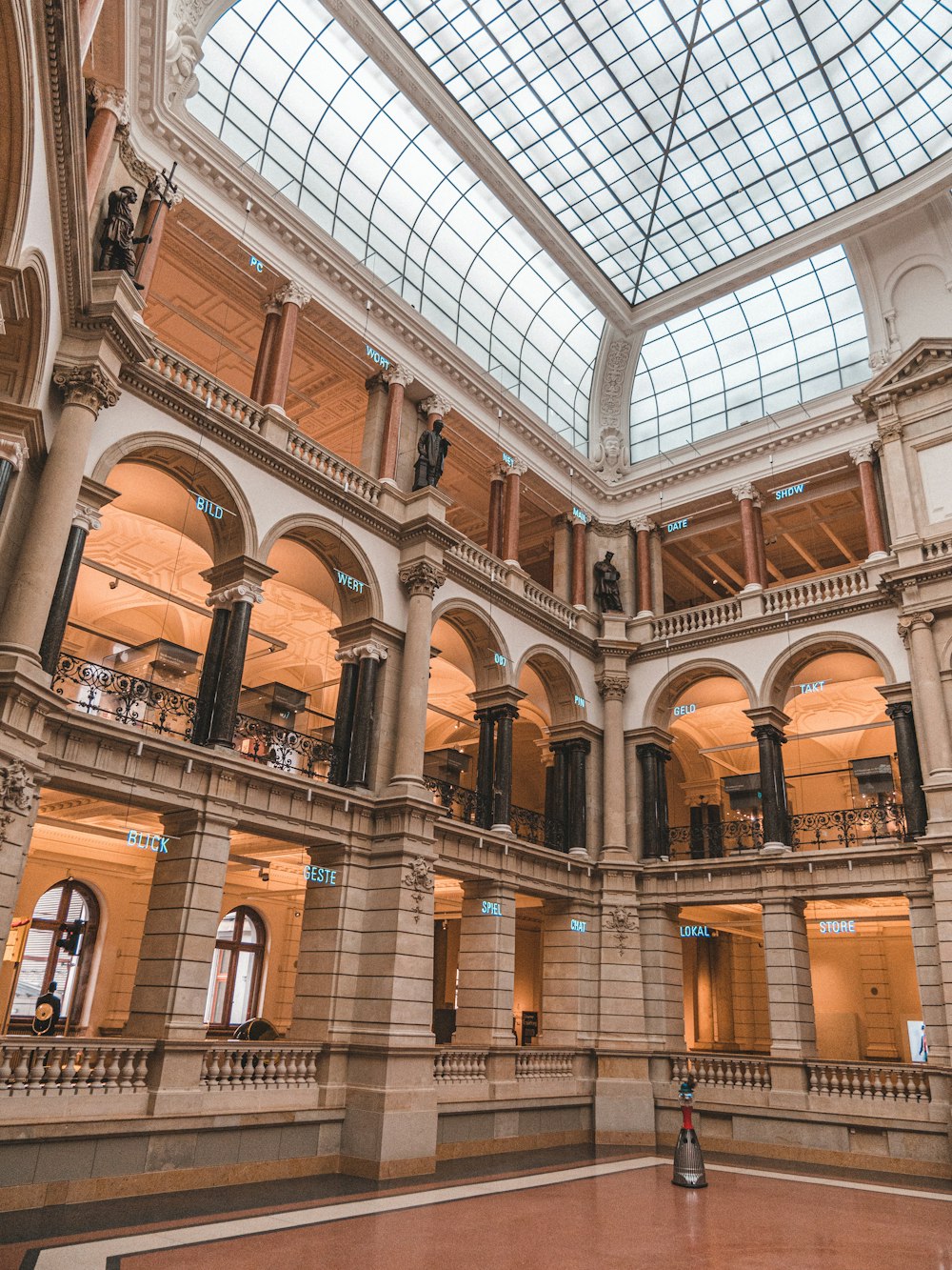 inside Museum for Communication in Berlin