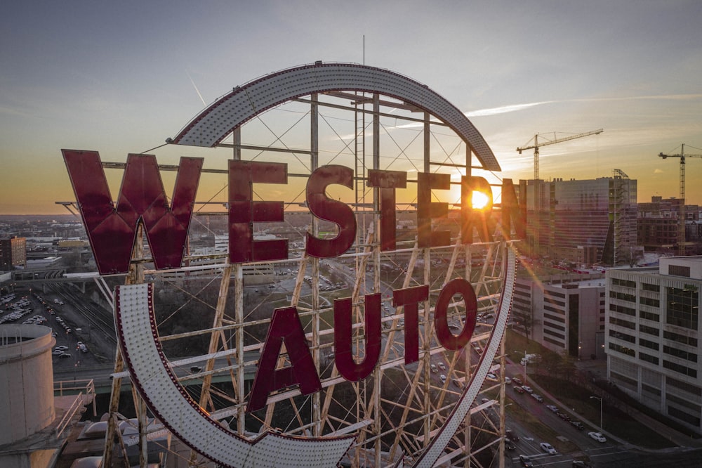 Western auto sign