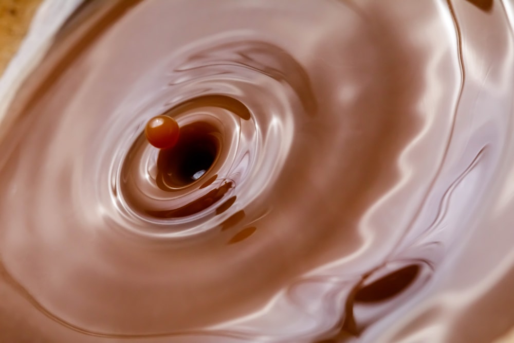 macro photography of liquid formation