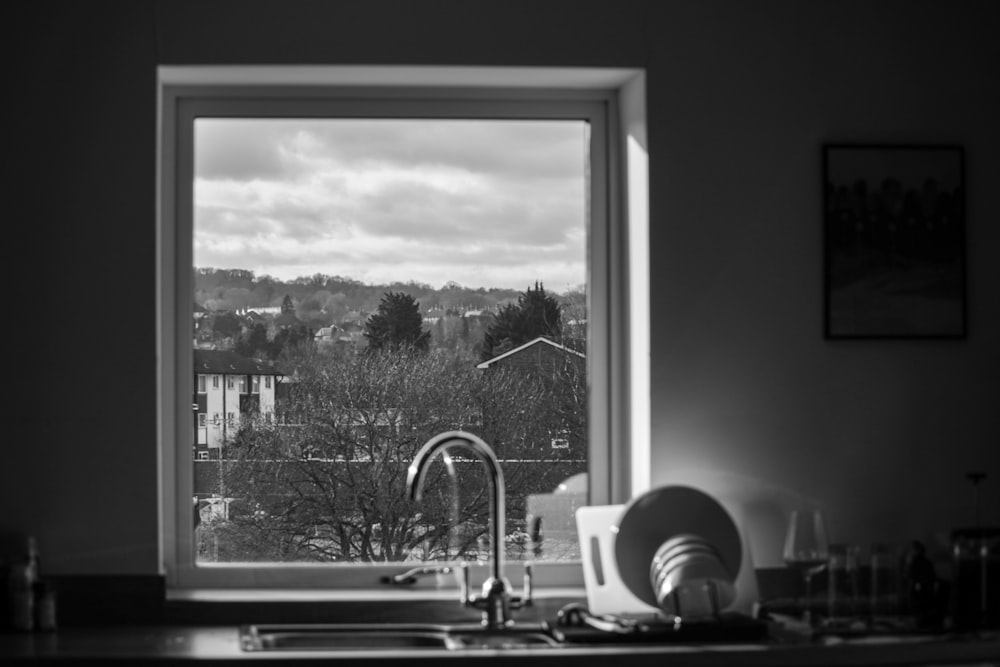 gray stainless steel faucet