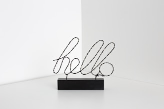 hello signage
