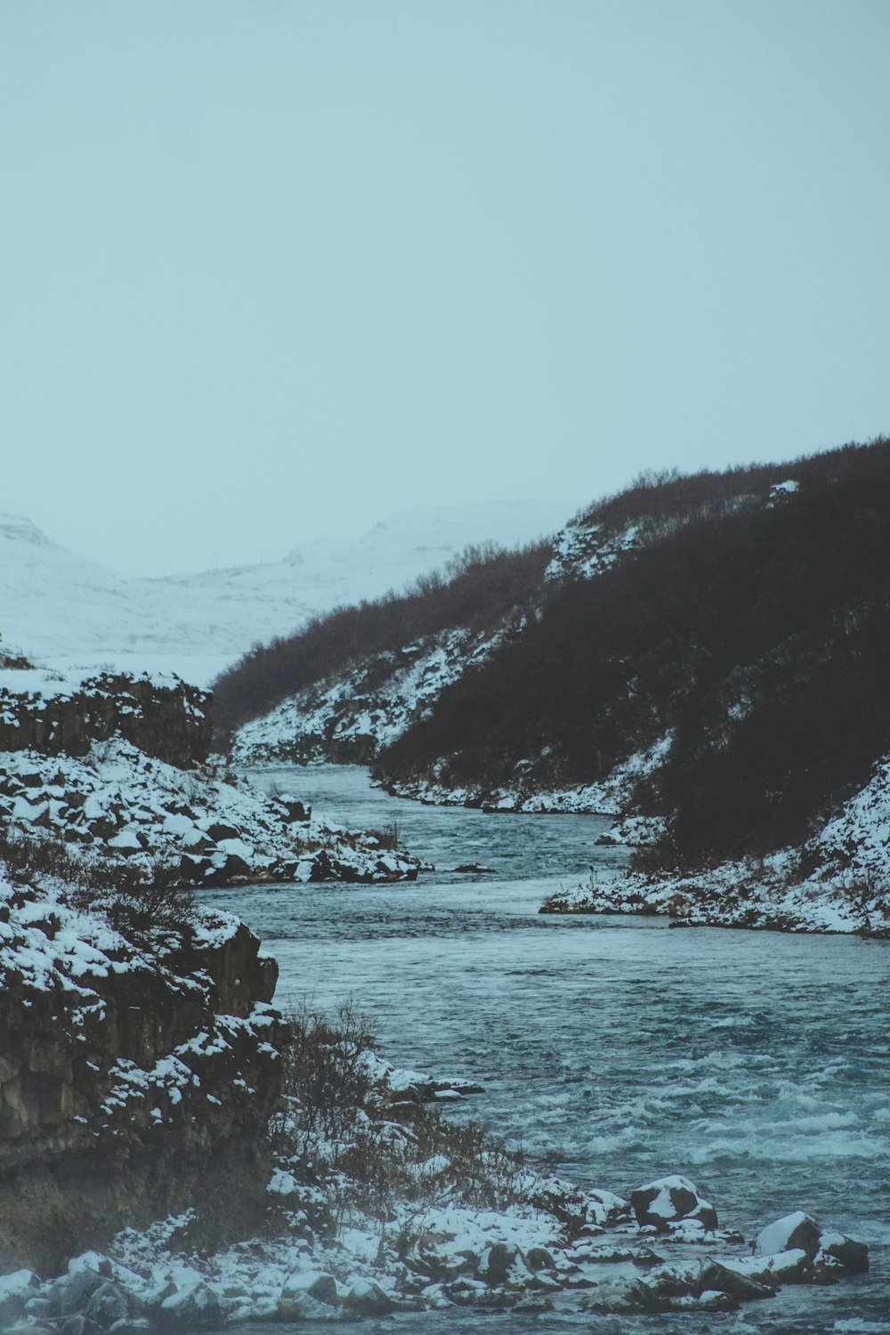 photography of river during daytime