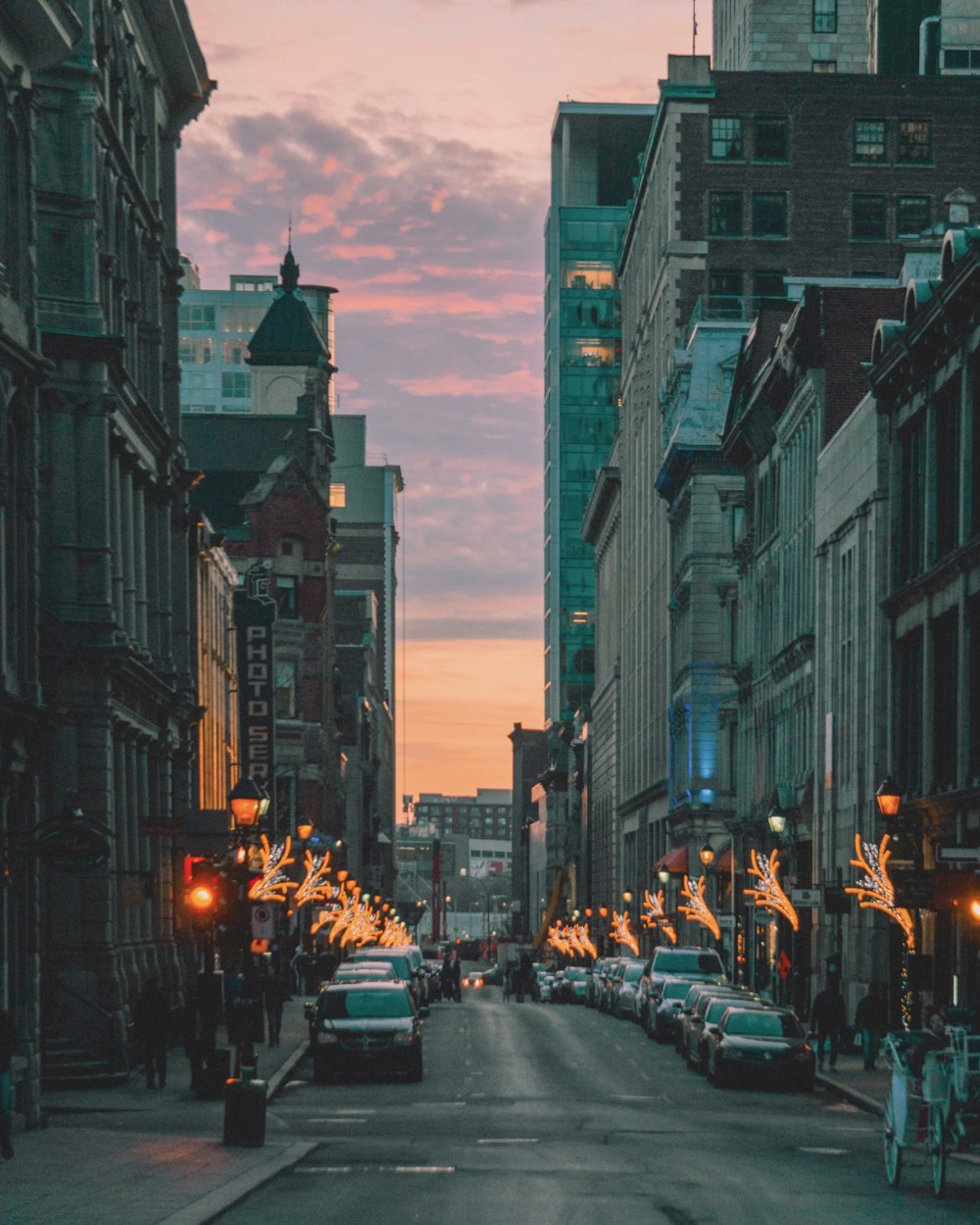 photography of vehicle parked beside road during daytime