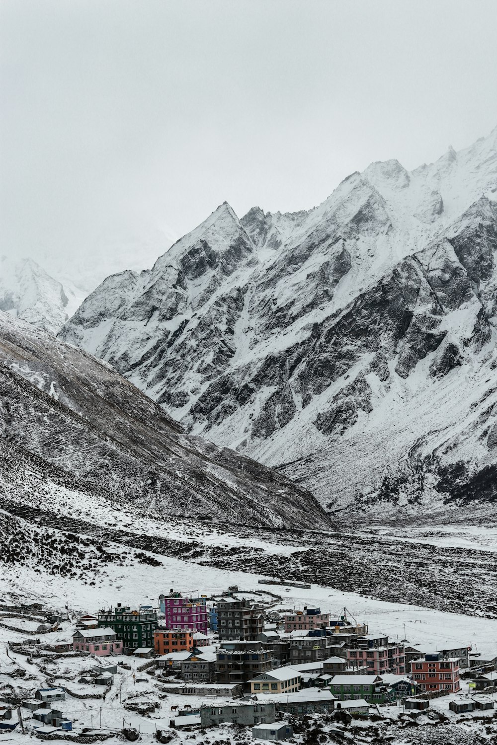 snow-covered mountain