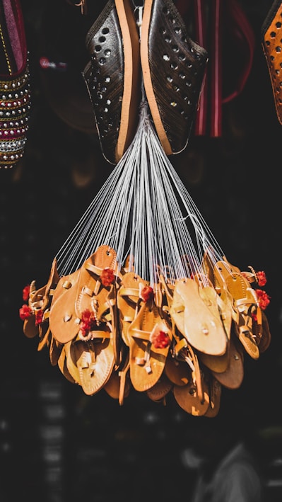 brown wooden decor